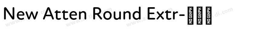 New Atten Round Extr字体转换